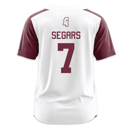 Mississippi State - NCAA Softball : Anna Kate Segars - White Jersey-1