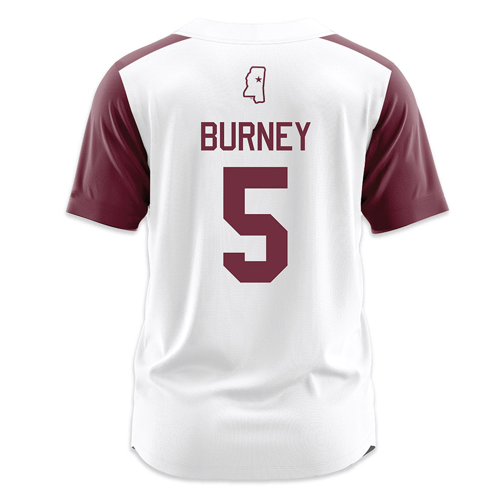 Mississippi State - NCAA Softball : Jadyn Burney - White Jersey