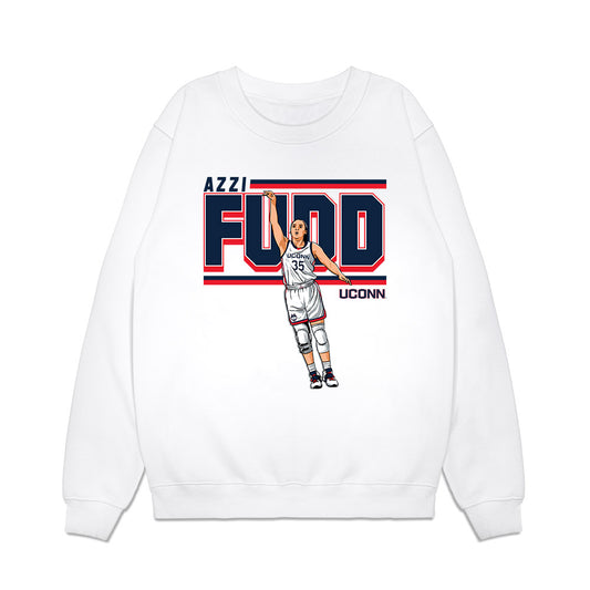 UConn - NCAA Women's Basketball : Azzi Fudd - Swish Premium Crewneck Sweatshirt-0