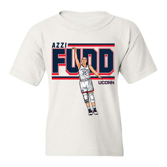 UConn - NCAA Women's Basketball : Azzi Fudd - Swish Youth T-Shirt-0