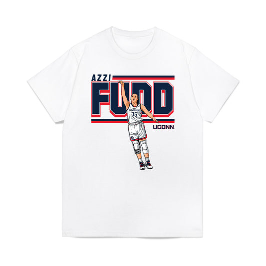 UConn - NCAA Women's Basketball : Azzi Fudd - Swish Premium T-Shirt-0