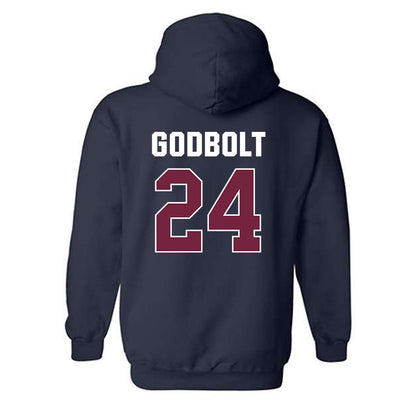 FDU - NCAA Men's Basketball : Elijah Godbolt - Hooded Sweatshirt-1