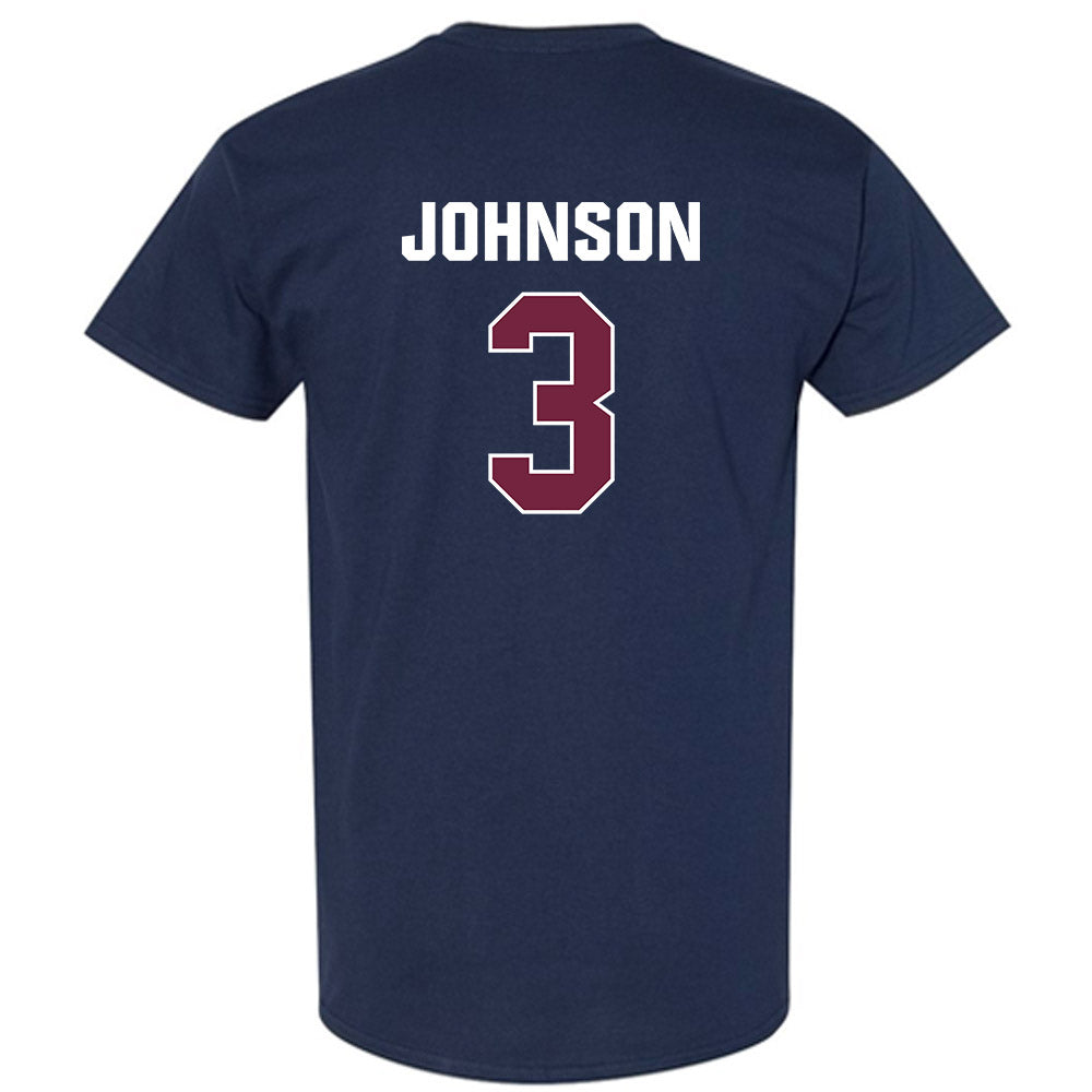 FDU - NCAA Men's Basketball : Raysean Johnson - T-Shirt-1