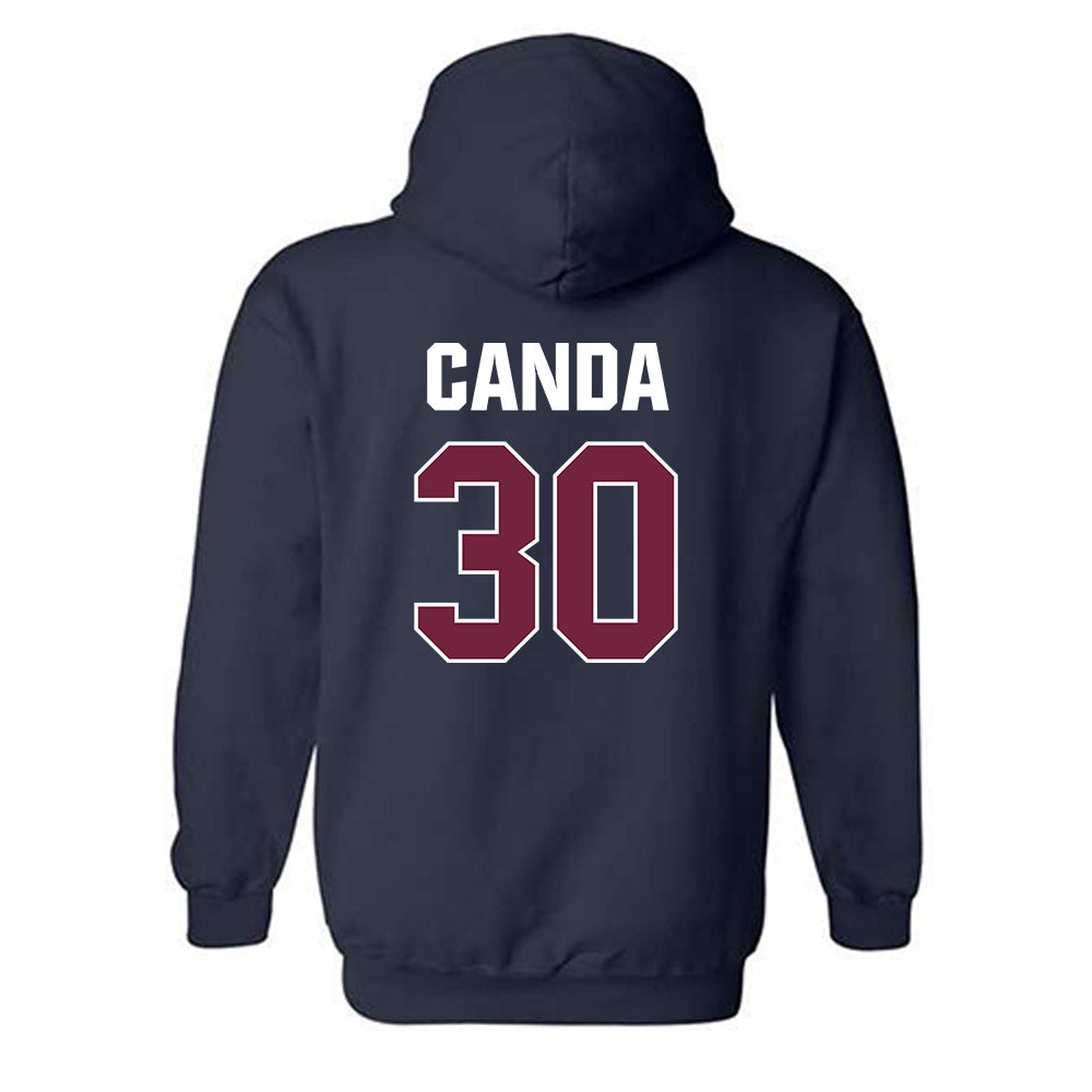 FDU - NCAA Men's Basketball : Andrew Canda - Hooded Sweatshirt-1
