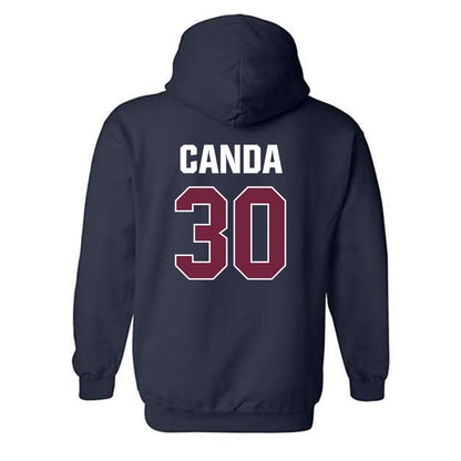FDU - NCAA Men's Basketball : Andrew Canda - Hooded Sweatshirt-1