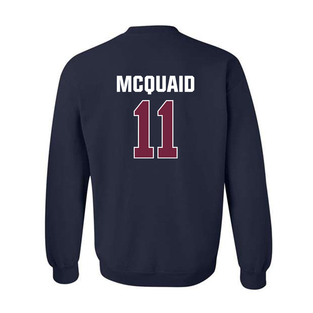 FDU - NCAA Men's Basketball : Tyler McQuaid - Crewneck Sweatshirt-1