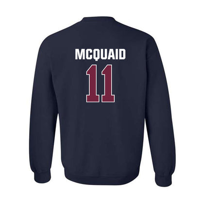 FDU - NCAA Men's Basketball : Tyler McQuaid - Crewneck Sweatshirt-1