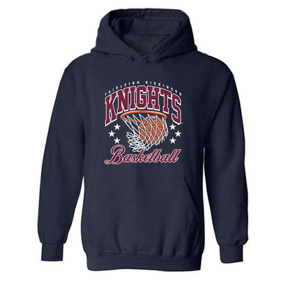 FDU - NCAA Men's Basketball : Raysean Johnson - Hooded Sweatshirt-0