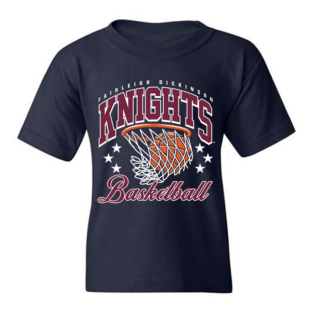 FDU - NCAA Men's Basketball : Raysean Johnson - Youth T-Shirt-0