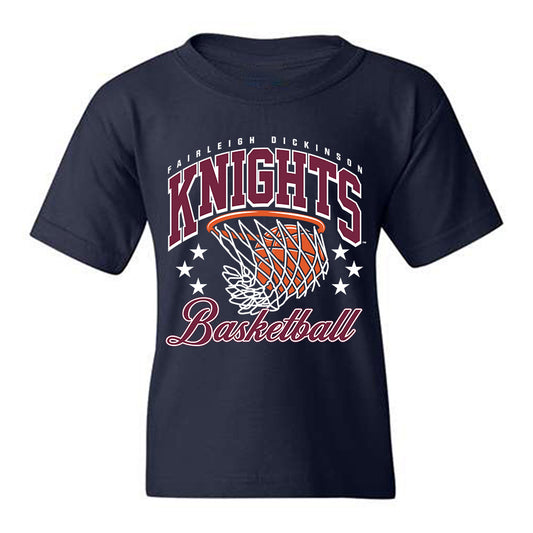 FDU - NCAA Men's Basketball : Raysean Johnson - Youth T-Shirt-0