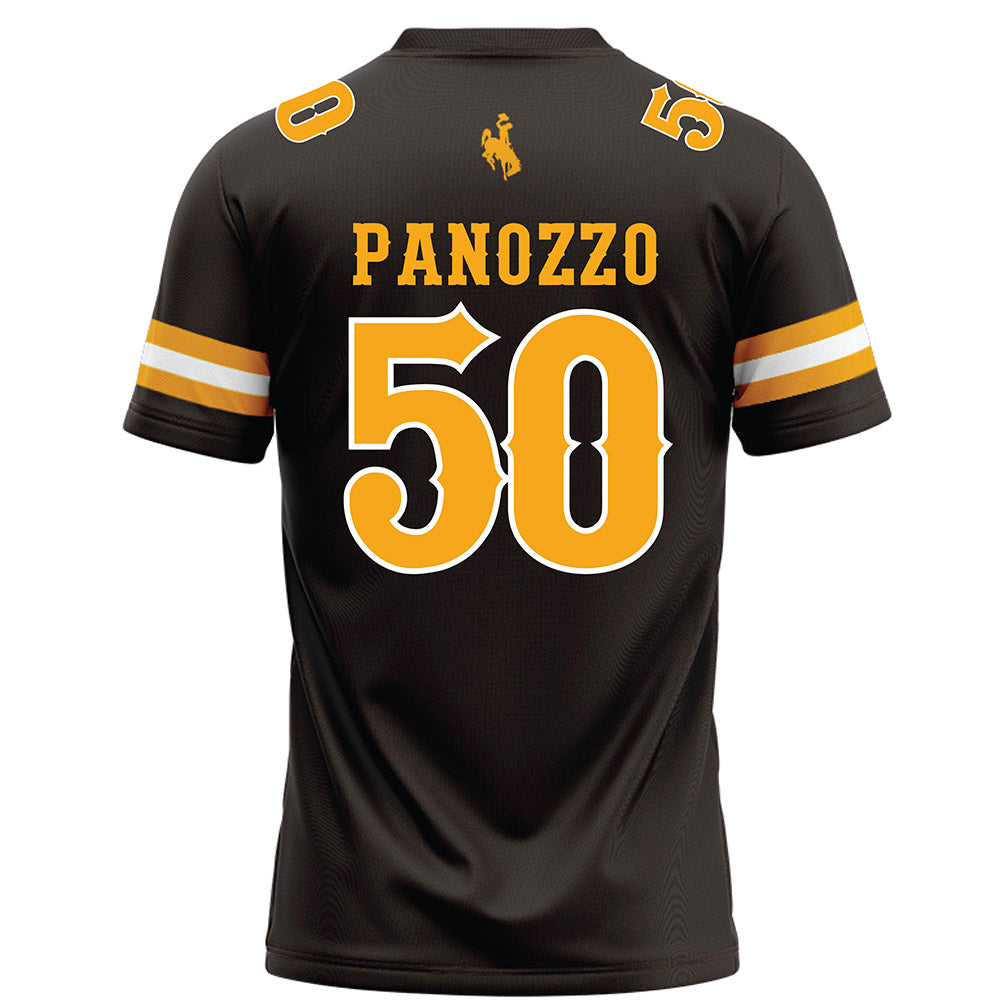 Wyoming - NCAA Football : Giovanni Panozzo - Brown Football Jersey-1