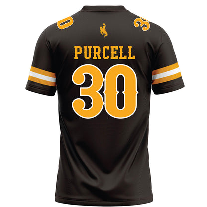 Wyoming - NCAA Football : Lafai Purcell - Brown Football Jersey-1