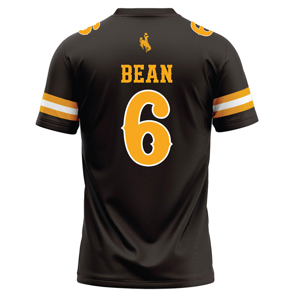 Wyoming - NCAA Football : Jaylan Bean - Brown Football Jersey-1