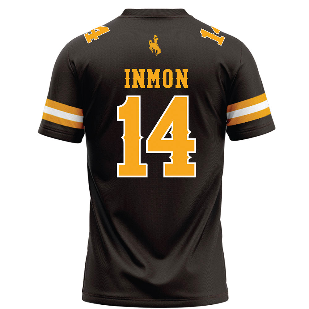 Wyoming - NCAA Football : Bj Inmon - Brown Football Jersey-1