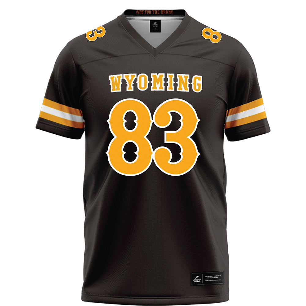 Wyoming - NCAA Football : Kyle Frendt - Brown Football Jersey-0
