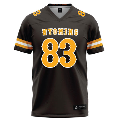 Wyoming - NCAA Football : Kyle Frendt - Brown Football Jersey-0