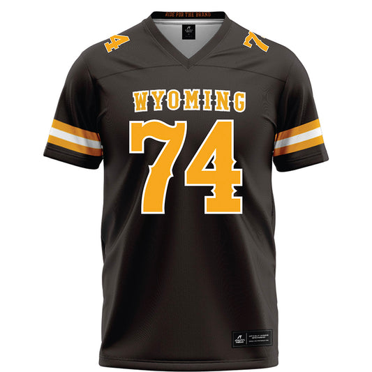Wyoming - NCAA Football : Tariq Miller - Brown Football Jersey-0