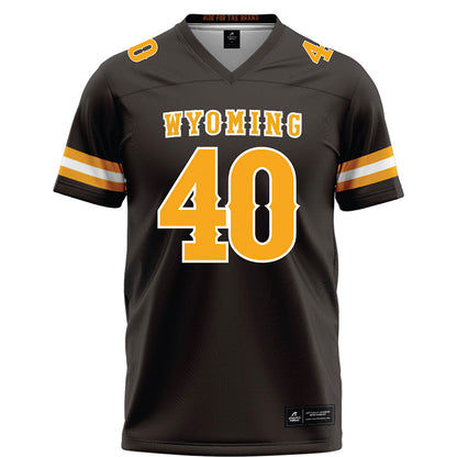 Wyoming - NCAA Football : Cooper Mailand - Brown Football Jersey