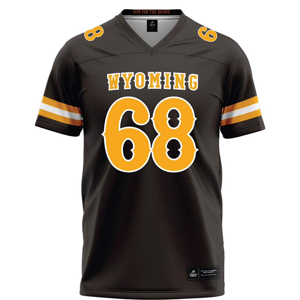 Wyoming - NCAA Football : Cody Crawford - Brown Football Jersey