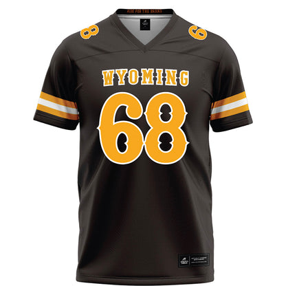 Wyoming - NCAA Football : Cody Crawford - Brown Football Jersey
