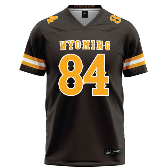 Wyoming - NCAA Football : John Michael Gyllenborg - Brown Football Jersey