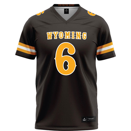 Wyoming - NCAA Football : Evan Eller - Brown Football Jersey-0