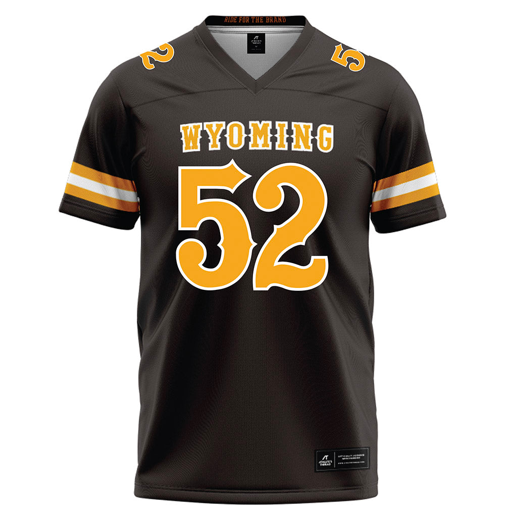 Wyoming - NCAA Football : Carson York - Brown Football Jersey