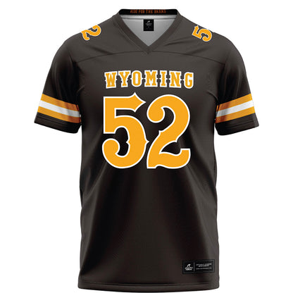 Wyoming - NCAA Football : Carson York - Brown Football Jersey
