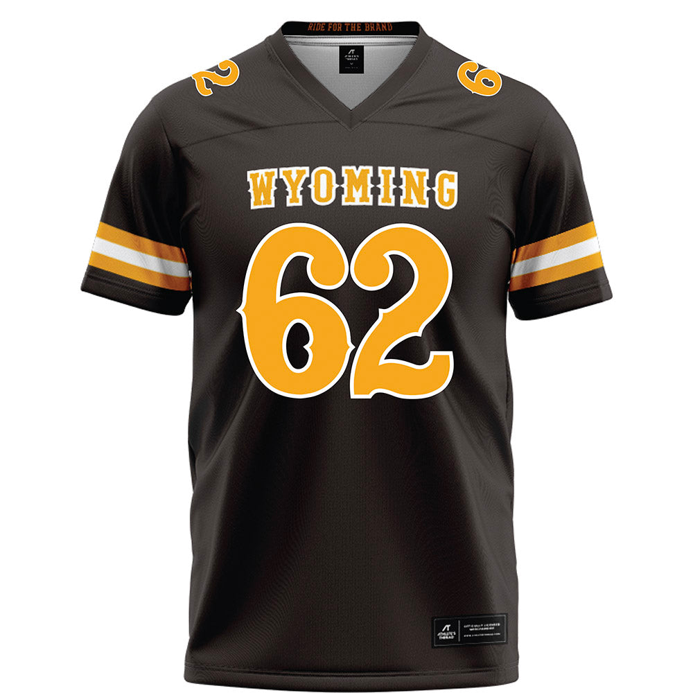 Wyoming - NCAA Football : Spencer Rathbun - Brown Football Jersey