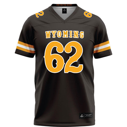 Wyoming - NCAA Football : Spencer Rathbun - Brown Football Jersey