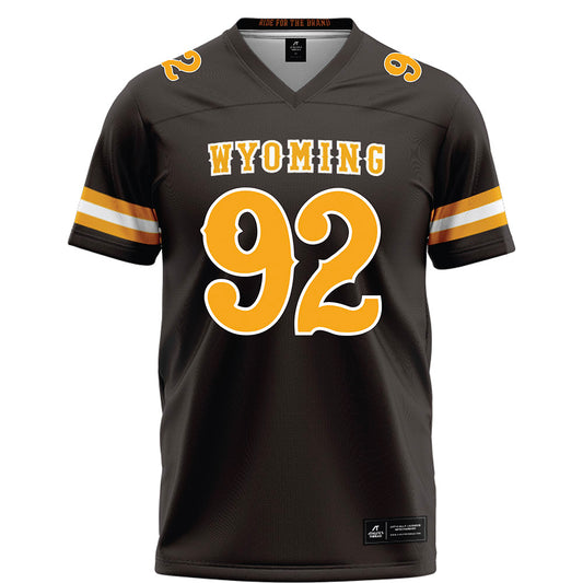 Wyoming - NCAA Football : Dante Drake - Brown Football Jersey