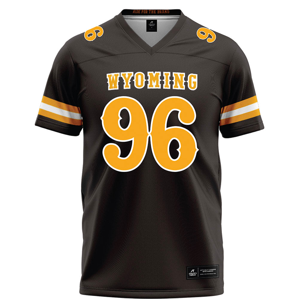 Wyoming - NCAA Football : Henry Rehberg - Brown Football Jersey-0