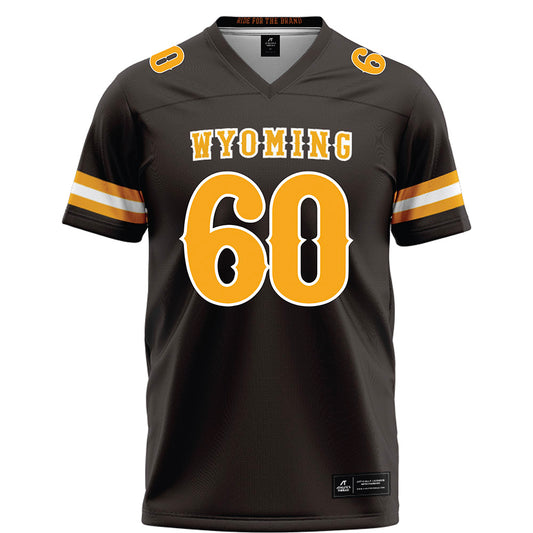 Wyoming - NCAA Football : Wyatt Walters - Brown Football Jersey-0