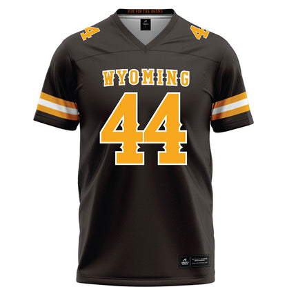 Wyoming - NCAA Football : Tyler Hampton - Brown Football Jersey-0