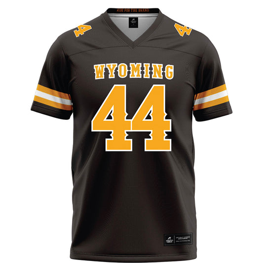 Wyoming - NCAA Football : Tyler Hampton - Brown Football Jersey-0