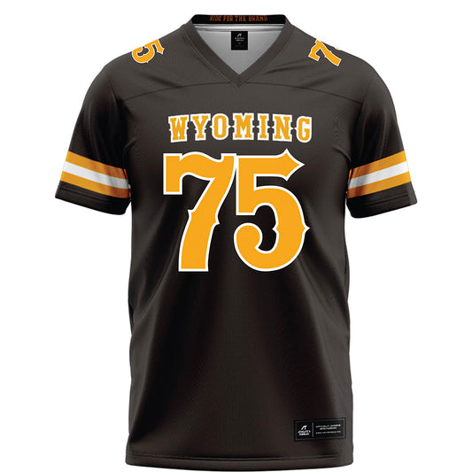 Wyoming - NCAA Football : Cooper Lawson - Brown Football Jersey-0
