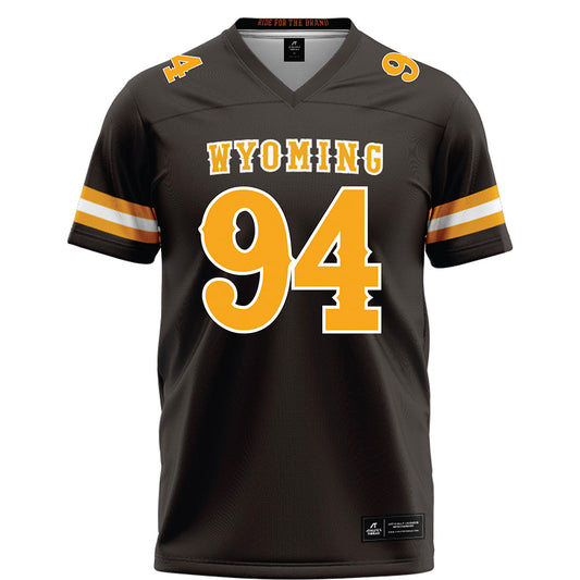 Wyoming - NCAA Football : Ben Florentine - Brown Football Jersey