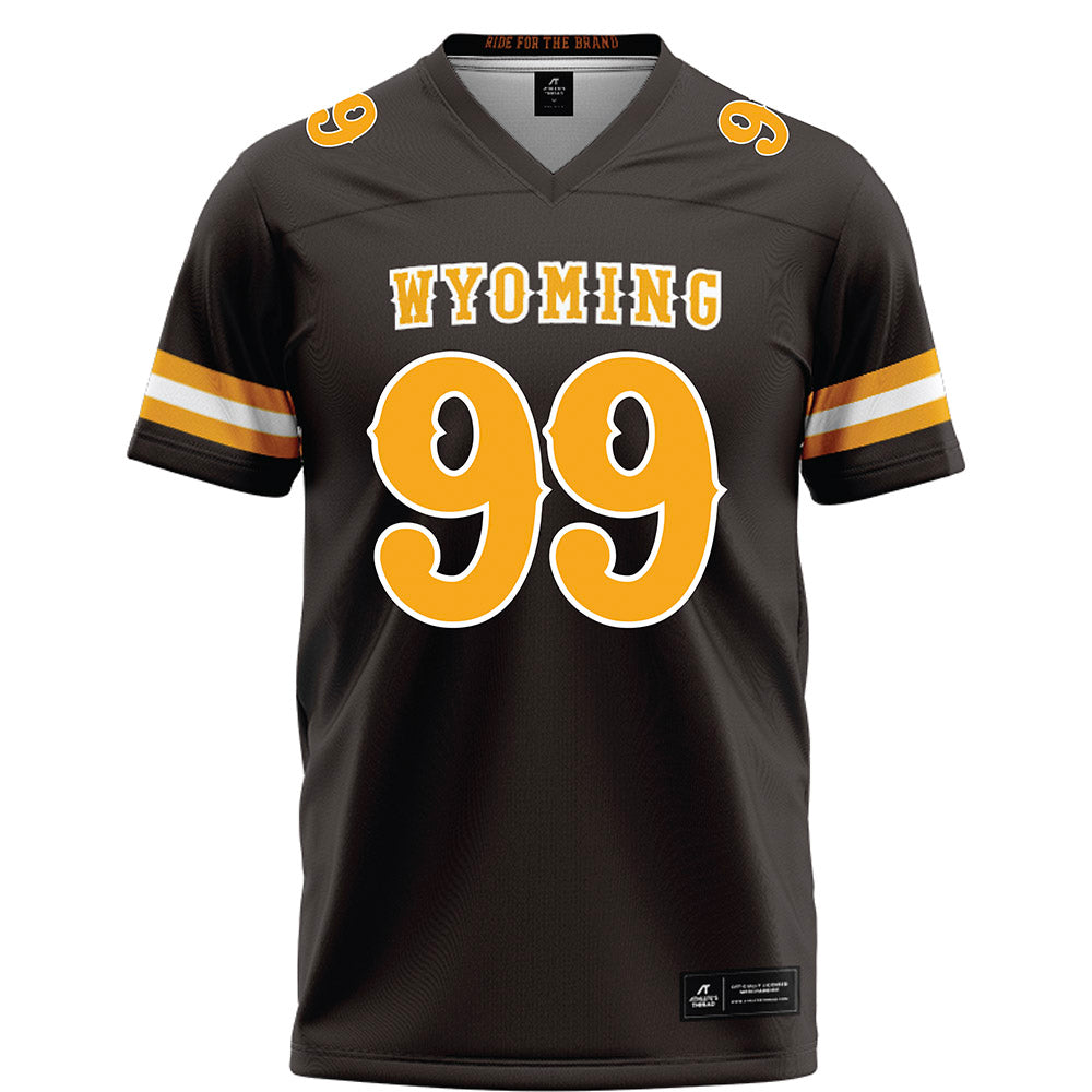 Wyoming - NCAA Football : Keelan Anderson - Brown Football Jersey