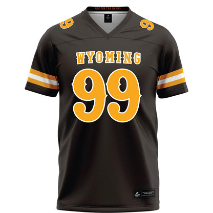 Wyoming - NCAA Football : Keelan Anderson - Brown Football Jersey