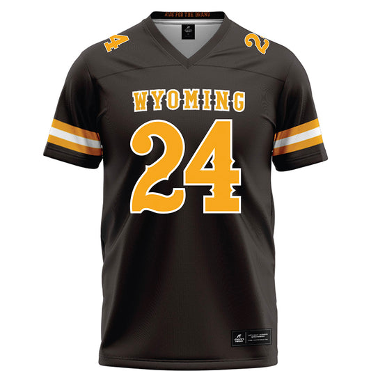 Wyoming - NCAA Football : Drew Jackson - Brown Football Jersey
