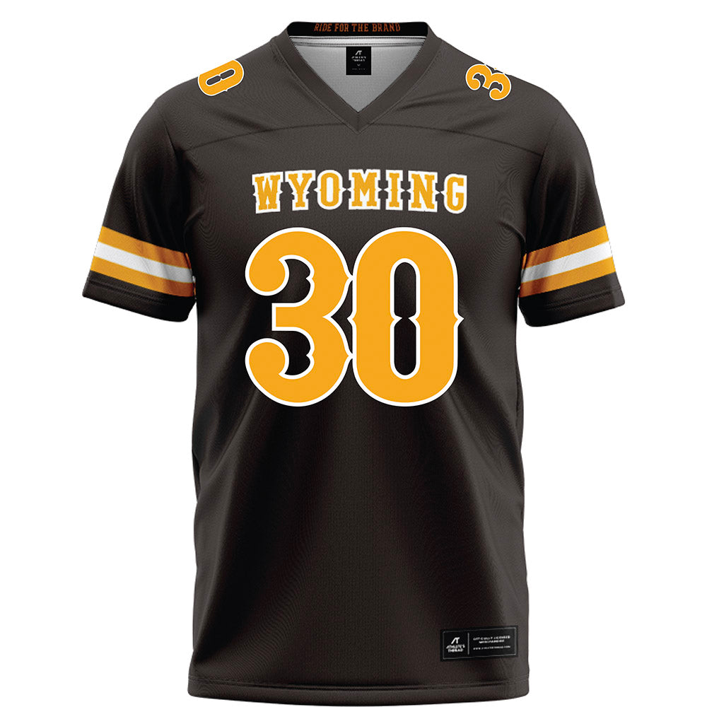 Wyoming - NCAA Football : Lafai Purcell - Brown Football Jersey-0