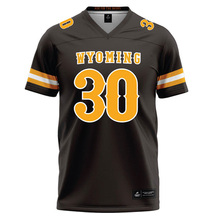 Wyoming - NCAA Football : Lafai Purcell - Brown Football Jersey-0
