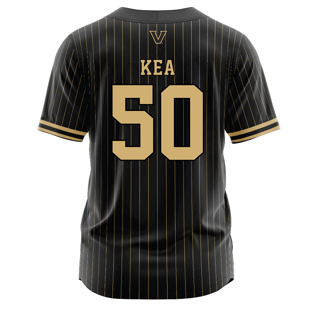 Vanderbilt - NCAA Baseball : Jaydon Kea - Black Jersey-1