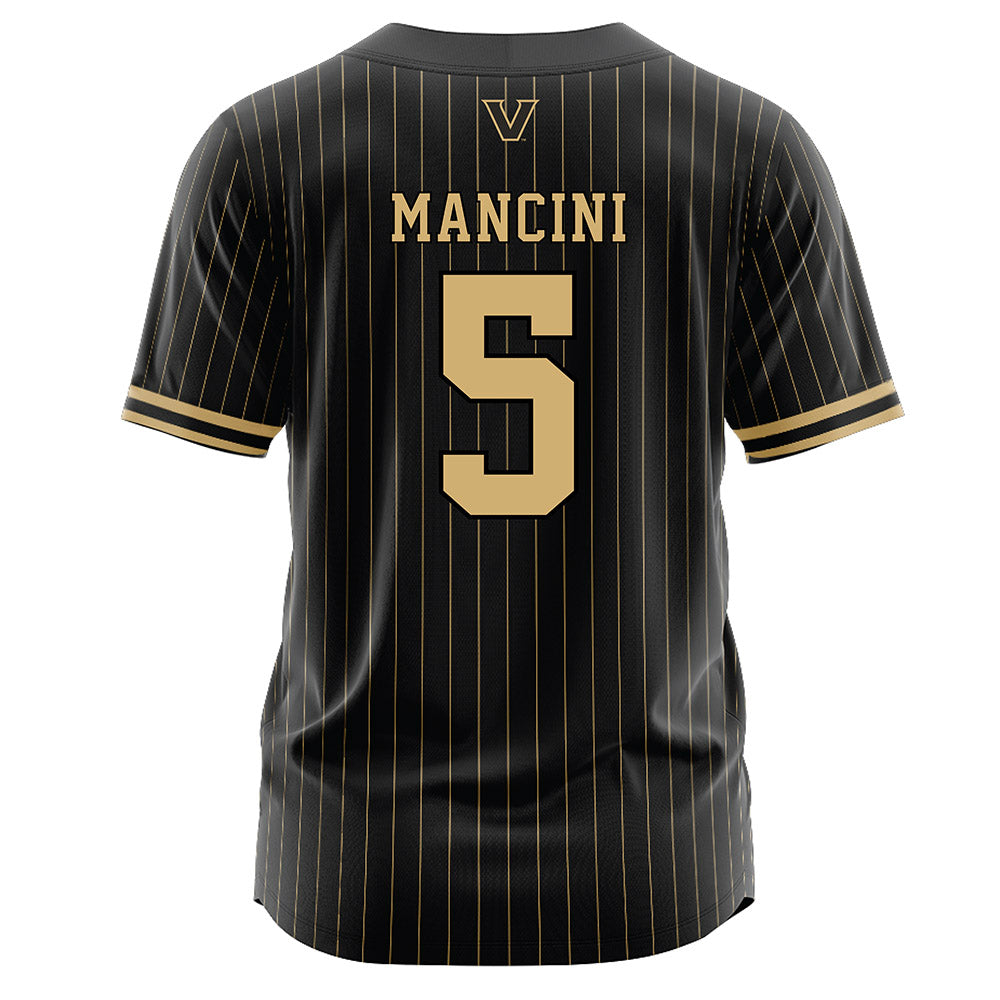 Vanderbilt - NCAA Baseball : Mike Mancini - Black Jersey-1