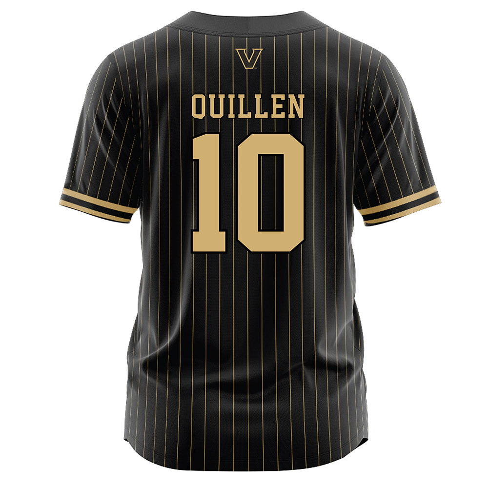 Vanderbilt - NCAA Baseball : Carson Quillen - Black Jersey-1