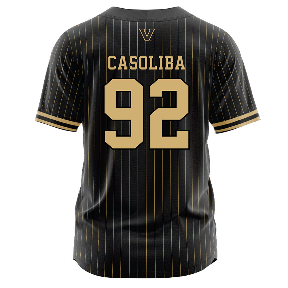 Vanderbilt - NCAA Baseball : Adria Casoliba - Black Jersey-1