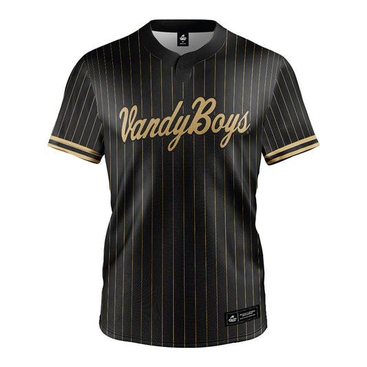 Vanderbilt - NCAA Baseball : Will Hampton - Black Jersey-0