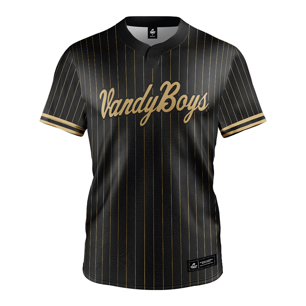Vanderbilt - NCAA Baseball : Will Hampton - Black Jersey-0