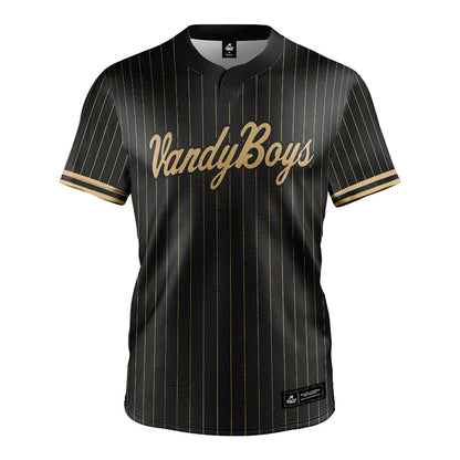 Vanderbilt - NCAA Baseball : Will Hampton - Black Jersey-0