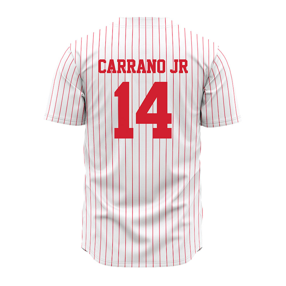 Illinois State - NCAA Baseball : Michael Carrano Jr - Pinstripe Jersey-1